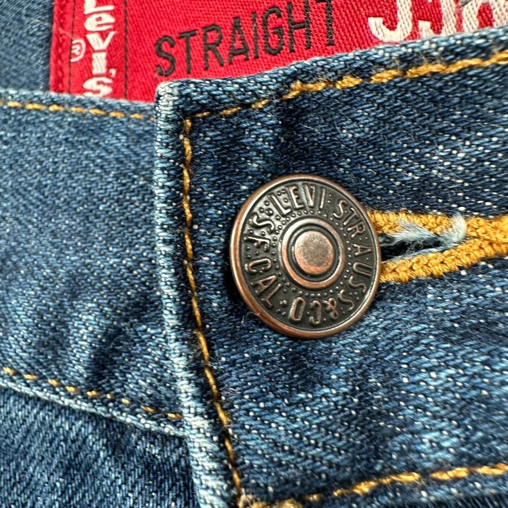 Levis 538 Jeans Mens 33 Blue Western Straight Workwear Outdoor Denim Comfort - Picture 3 of 12
